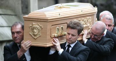 Declan Donnelly carries brother's coffin and says he 'can't believe he's gone'