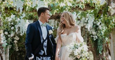 Stacey Solomon shares emotional first look at her wedding day to Joe Swash in stunning photos from their family home