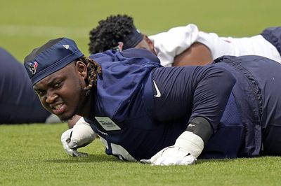 WATCH: Kenyon Green takes the field at Texans training camp