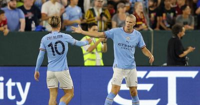 Kevin De Bruyne and Erling Haaland in Man City predicted lineup vs Liverpool