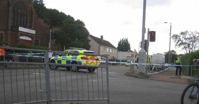 Two in hospital after horror crash between motorbike and car in Glasgow