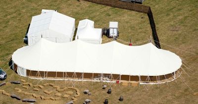 Huge marquee put up ahead of Boris Johnson wedding party at Tory donor's home