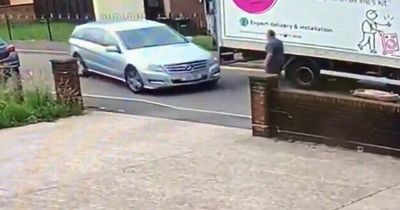 'Road rage' driver ran over man delivering washing machine after he was blocked by his lorry