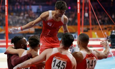 England secure team gold in men’s gymnastics with dominant performance