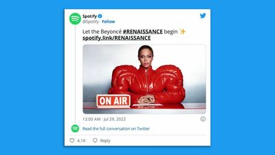 Apple and Spotify roll out red carpet for Beyoncé's new album