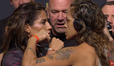 UFC 277 video: Julianna Peña, Amanda Nunes share one last staredown before title rematch