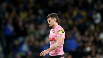Nathan Cleary banned for five weeks after send-off for tip-tackle in loss to Parramatta Eels