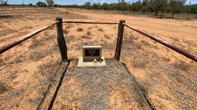 Discovery of century-old headstone reveals tragic tale centred around Australia's smallest town