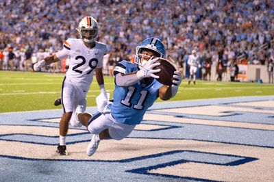 WATCH: UNC WR Josh Downs highlights vs. Virginia