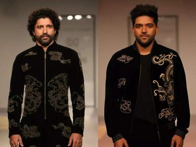 India Couture Week 2022: Farhan Akhtar and Guru Randhawa turn showstoppers for Siddartha Tytler