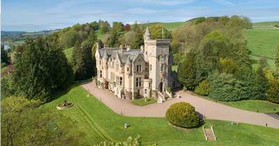 Unbelievably opulent Scottish mansion with views over River Tweed goes on sale