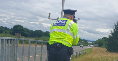 Gardai show locations of checkpoints and speed vans in warning to motorists