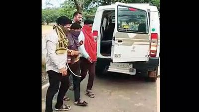 PHC doctor, ambulance driver among 3 caught erecting Maoist banner