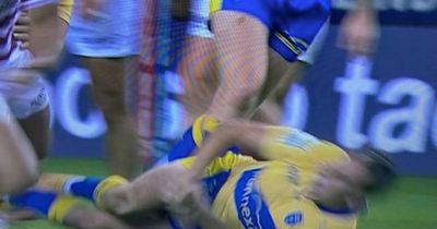 Hull KR player sufferers horror knee injury as TV cameras capture graphic moment