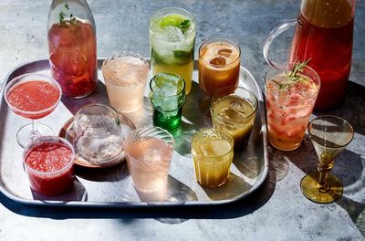 Mark Diacono’s recipes for alcohol-free summer drinks