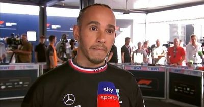 Lewis Hamilton reacts after DRS issue as George Russell takes pole for Hungarian GP