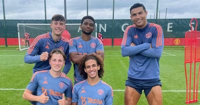 Cristiano Ronaldo returns to Man Utd training after breaking silence on transfer rumours