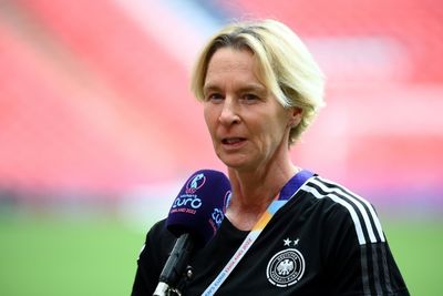 Pressure on England for women's Euro final, says German boss Voss-Tecklenburg