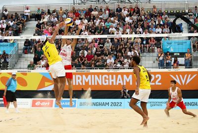 Climate change crisis looms large over Tuvalu’s beach volleyball Commonwealth Games dream