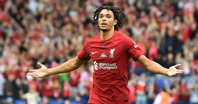 What Trent Alexander-Arnold did after scoring for Liverpool against Man City in Community Shield