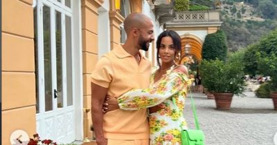 Rochelle Humes looks beautiful as she leaves 'piece of heart' in Italy following romantic vow renewal