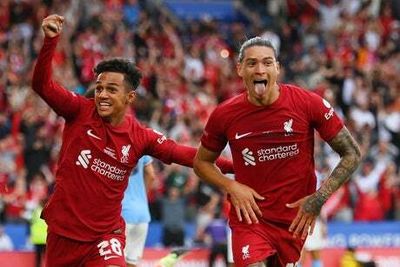 Liverpool 3-1 Manchester City: Darwin Nunez and Mohamed Salah give Reds victory in Community Shield