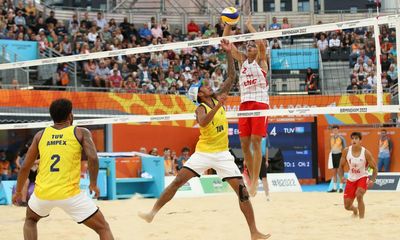 Tuvalu’s beach volleyball team take stage for nation hit by climate crisis