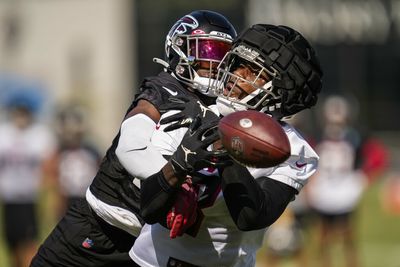 Falcons training camp: Drake London dominates, 2 fights break out