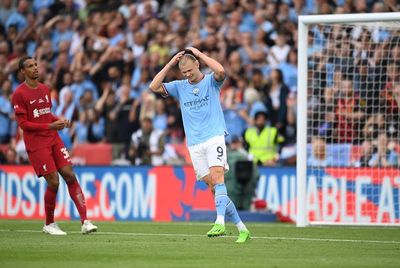 Pep Guardiola unworried by sub-par Erling Haaland display in Community Shield defeat