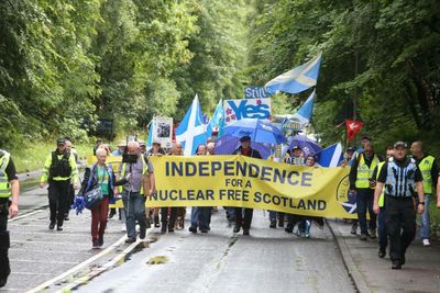 IN PICTURES: Hundreds turn out for All Under One Banner Faslane protest