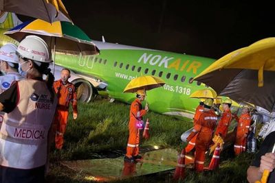 Nok Air plane slides off runway in Chiang Rai, all flights cancelled