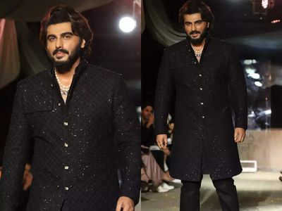 India Couture Week 2022: Arjun Kapoor struts the ramp for Kunal Rawal