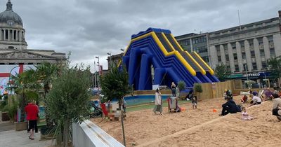 Families flock to Nottingham Beach for first weekend in three years