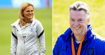 Lionesses manager Sarina Wiegman's seal of approval from ex-Man Utd boss Louis van Gaal