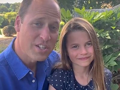 Prince William and daughter Charlotte wish England’s Lionesses ‘best of luck’ ahead of Wembley final