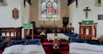Seaside church opens its doors to campers for overnight stays