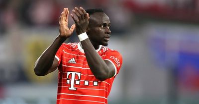 Sadio Mane showed his mind is still on Liverpool before scoring first Bayern Munich goal