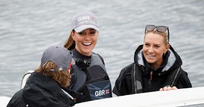 Kate Middleton takes to the seas as she joins Ben Ainslie for Commonwealth race