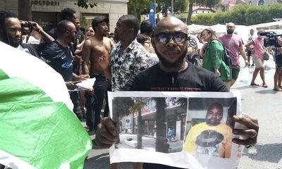 Killing of Nigerian street seller causes outrage in Italy