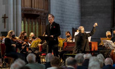 Looking West/Philharmonia Baroque review – soaring ambition and vividly projected Handel