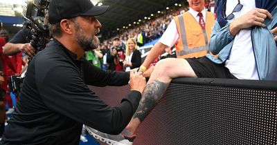 What Jurgen Klopp did after spotting Liverpool fan with tattoo of his face during Community Shield celebrations