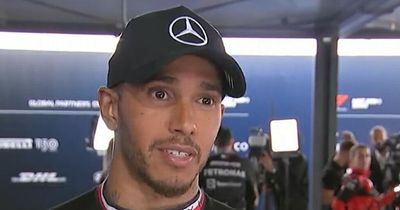 Lewis Hamilton reacts after missing out on fight with Max Verstappen at Hungarian GP