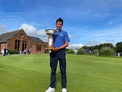 Oliver Mukherjee sets record as youngest champion Scottish Amateur Championship