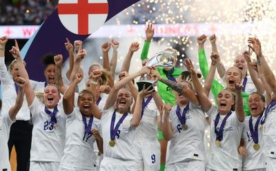 England women beat Germany to end major tournament wait at Euro 2022