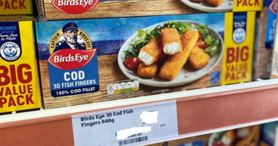 Sainsbury's shoppers 'fall to their knees' when they see 'astronomical' price of fish fingers