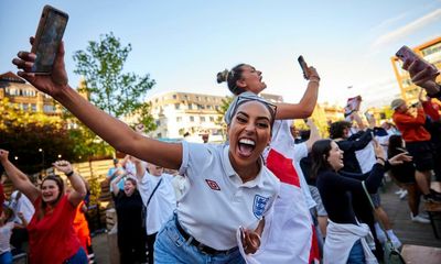 ‘Football brings people together’: Manchester fans celebrate Lionesses’ victory