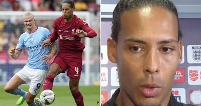 Virgil van Dijk sends "horrible" Erling Haaland message and fires Mohamed Salah warning