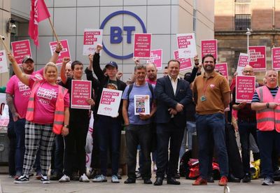 BT workers back on strike in bitter pay dispute over cost of living crisis