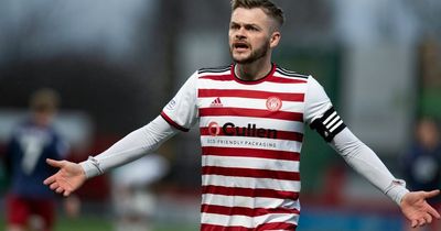 Hamilton Accies striker Andy Ryan hails fans for helping them earn point with 10 men against Morton