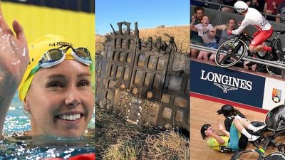 The Loop: Australian swimmer Emma McKeon makes history, more space junk in NSW, and a huge cycling crash at the Commonwealth Games